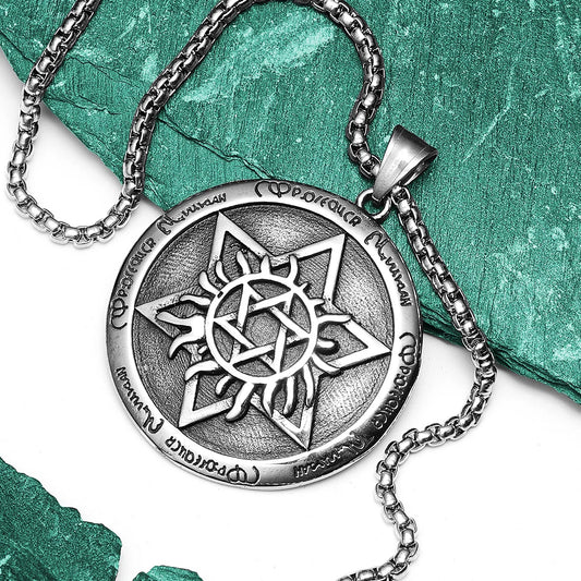 Star of David Stainless Steel Men Necklaces Pendant Chain Punk Stylish For Women Fashion Jewelry Gifts Wholesale Dropshiping