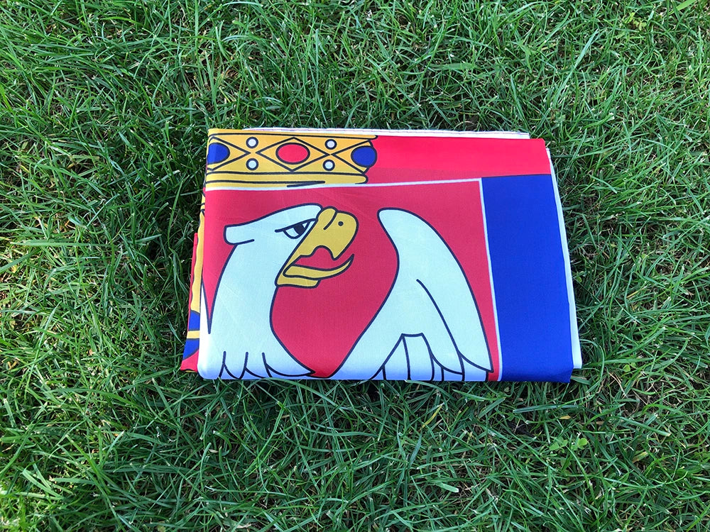 SKY FLAG  90x150cm Serbia Flag 3x5fts High Quality Polyester Hanging and Flying SRB RS Republika Srbija Serbia flags