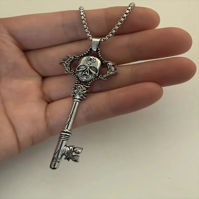 European And American Fashion Personality Retro Gothic Cross Necklace For Men And Women Street Hip-Hop Trendsetters Versatile Pe