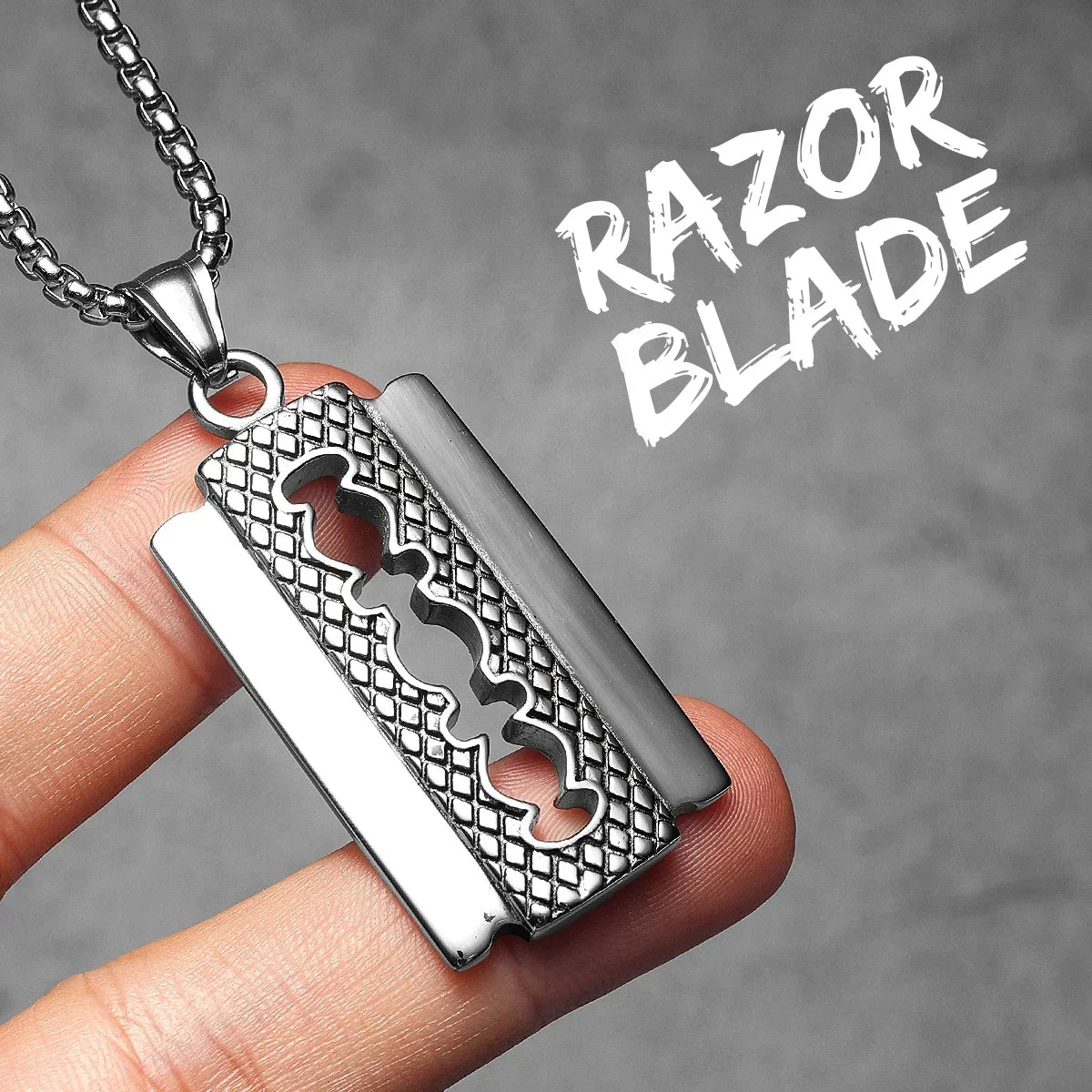 Barber Scissors Shaver Hair Drier Razor Stainless Steel Man Necklaces Pendant Chain For Women Fashion Jewelry Gifts Wholesale