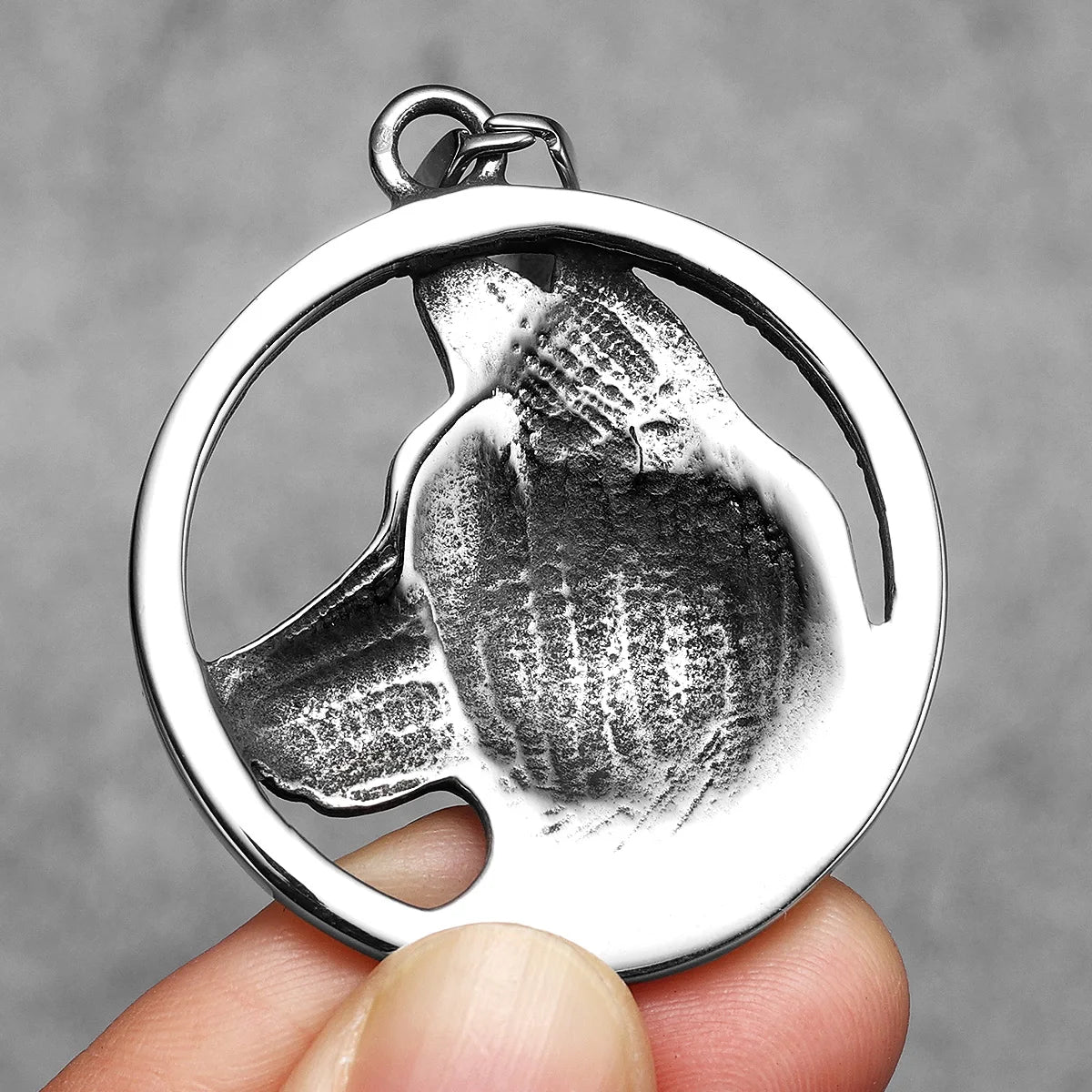 Wolf Head Carving Men Necklaces With Pendant Stainless Steel Jewelry For Male Women Punk Hip Hop Accessories Gifts Wholesale