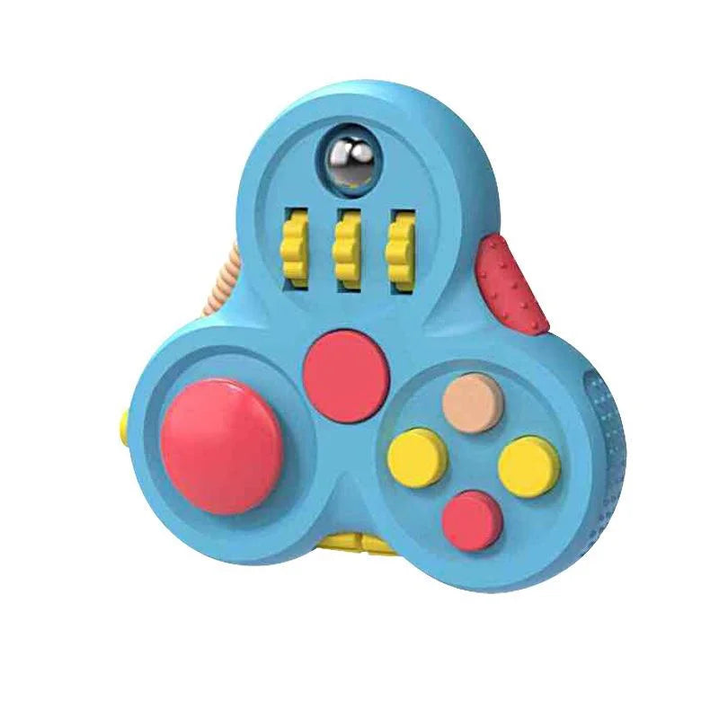 Rotating Magic Adult Antistress Fidget Toy Autism ADHD Stress Relief Fingertip Toys For Kids Fidget Blue