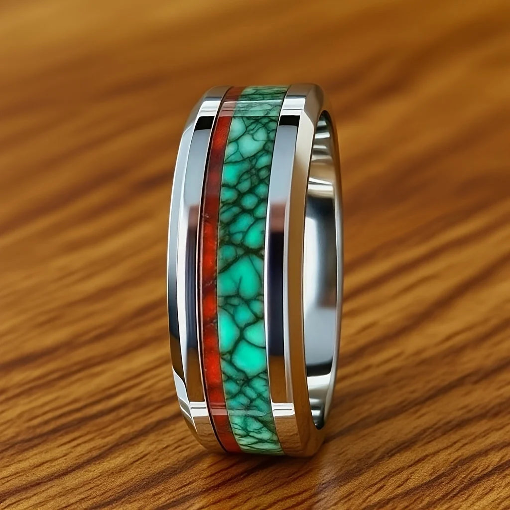 Stainless Steel Rings For Women New In 2025 Trend Jewelry Couples Gift Dating Ring Jewelry Metal Men's Stainless-Steel Rings
