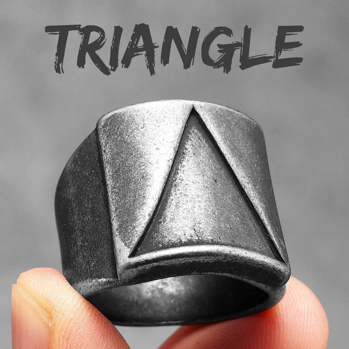 Retro Geometry Texture Men Rings Stainless Steel Women Fashion Jewelry Punk Trendy Luxury New In Accessories Gift Wholesale