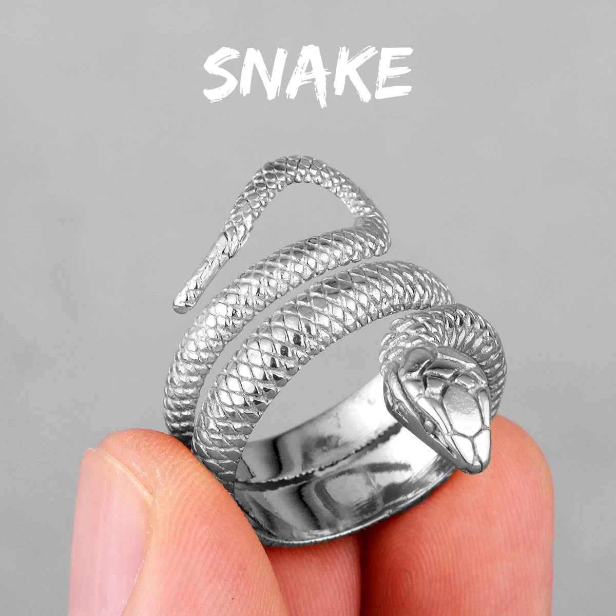 Stainless Steel Animal Men Rings Eagle Dog Dragon Bird Snake Punk Hip Hop Trendy For Male Boy Jewelry Creativity Gift Wholesale