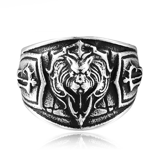 Beier The Alliance lion 316L Stainless Steel high quality men ring  Fashion Jewelry   LLBR8-300R