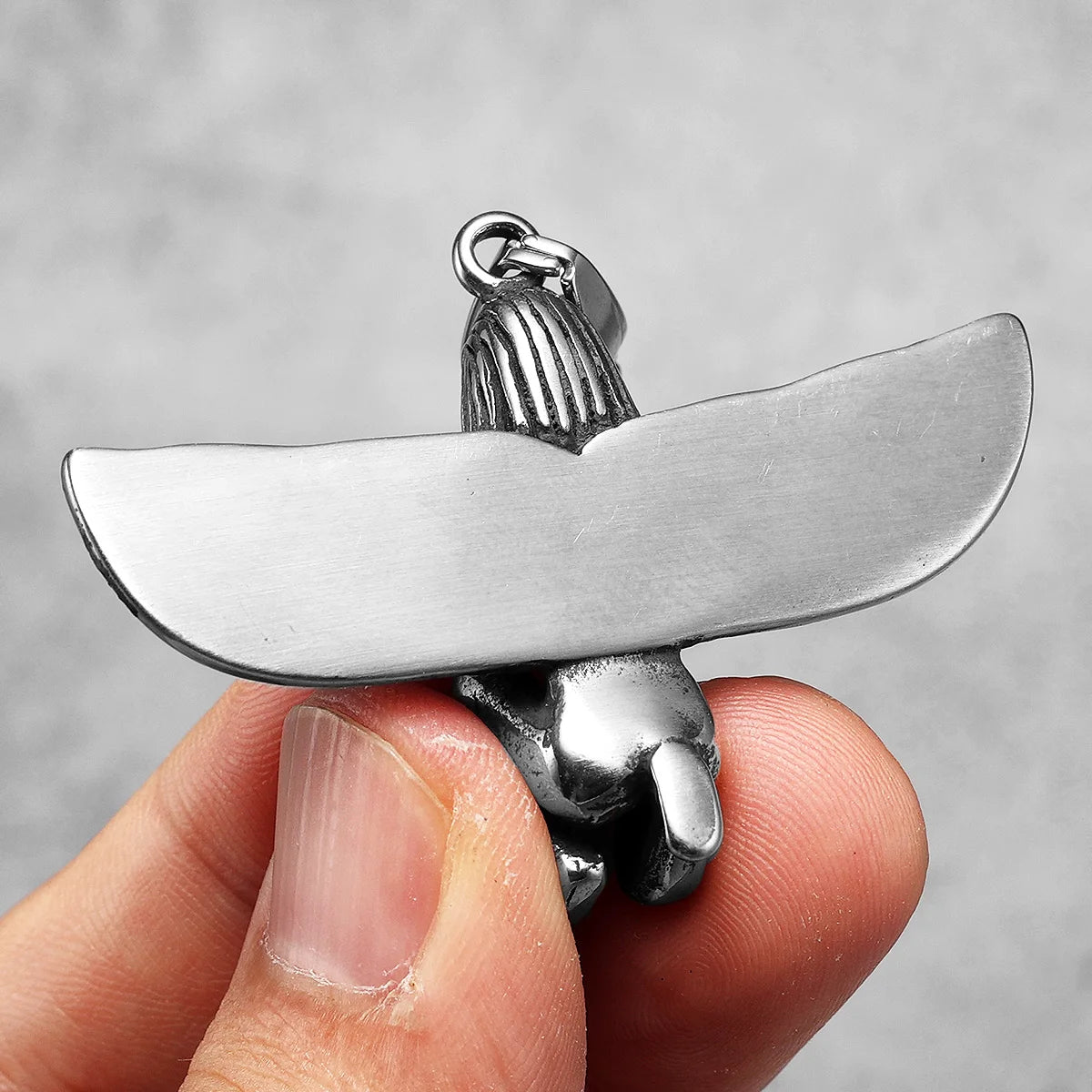 Egyptian Pharaoh Eagle Wing Stainless Steel Men Necklaces Pendant Chain Powerful Amulet Vintage For Women Jewelry Gift Wholesale