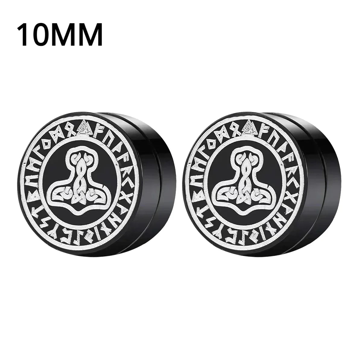 1Pairs Crystal Strong Magnetic Ear Stud Clip Earrings for Men and Women Punk Round Zircon Magnet Earrings Non Piercing Jewelry