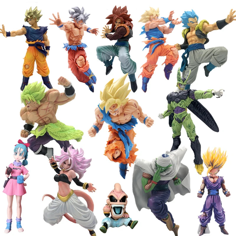 FigureCrazy Dragon Ball Z Figure Goku Super Saiyan 3 FES Kid Ver. PVC Action Figure DBZ Goku Vegeta Fighting Model Toy 20cm