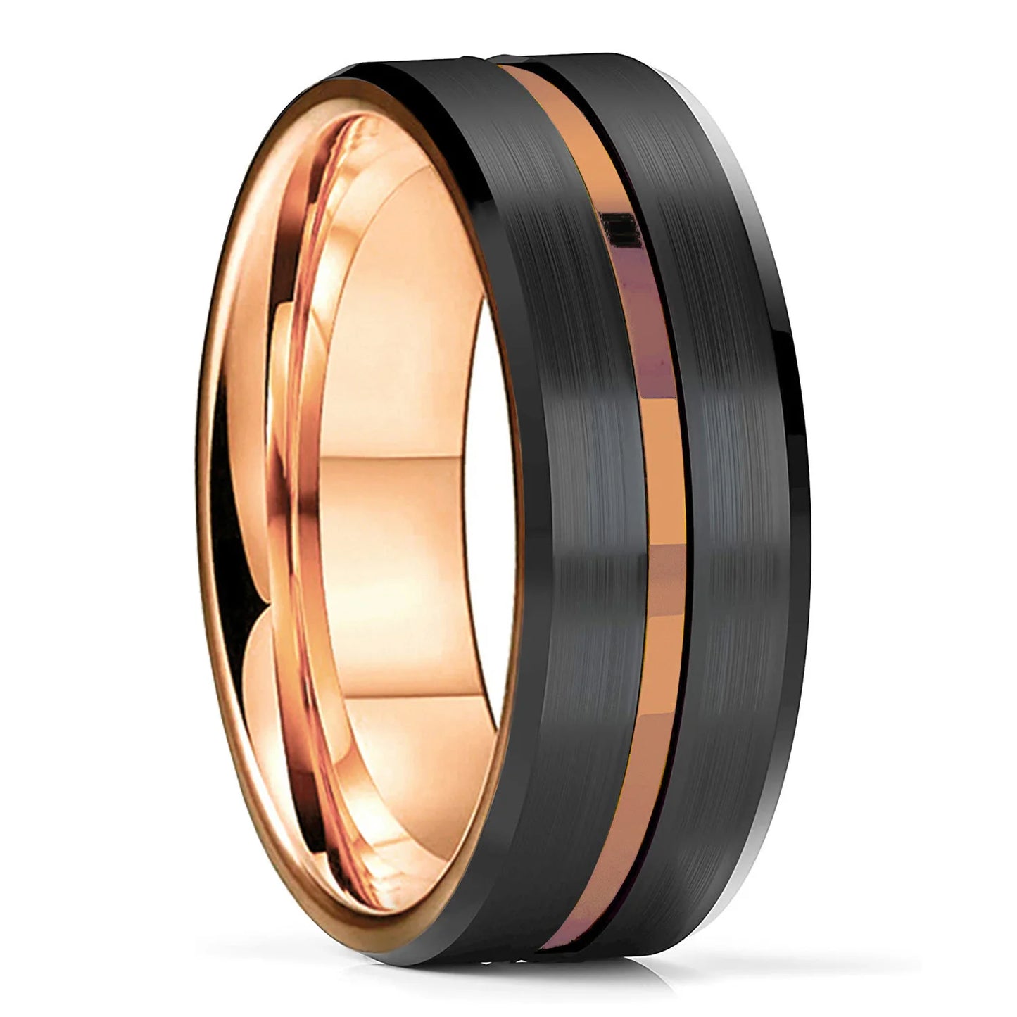 48 styles Fashion 8mm Celtic Dragon Stainless Steel Ring For Men Women Inlay carbon fibre Wedding Band Jewelry Anniversary Gifts