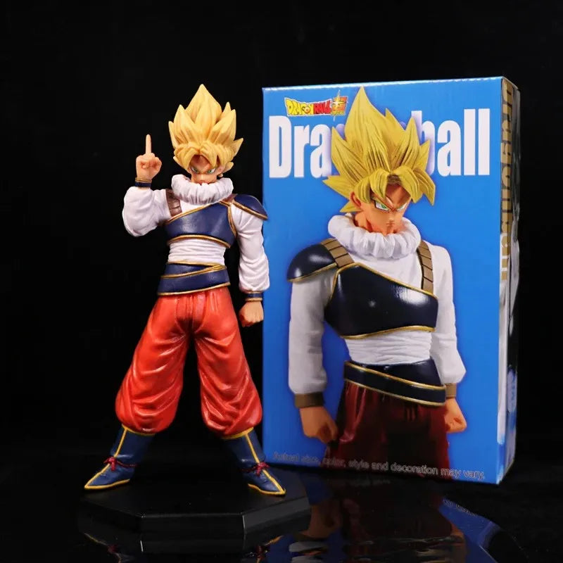 23CM Anime Dragon Ball LC Space Suit Son Goku Super Saiyan The Legend of Fierce Fighting Action Figure Toy Accessories Gift Son goku With box