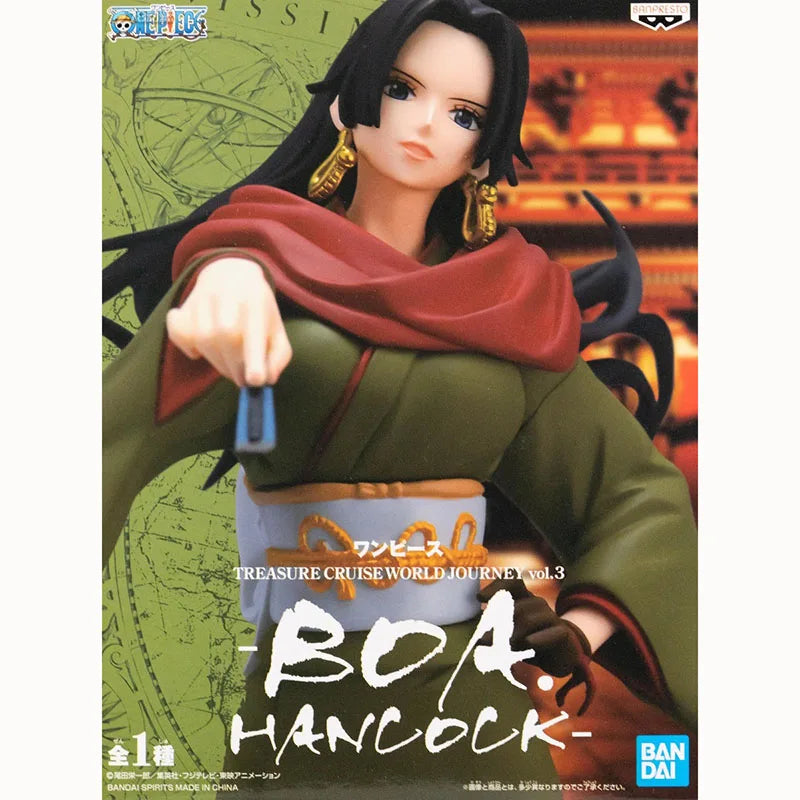 BANDAI Original One Piece TCWJ Anime Figure Boa Hancock Action Figure Toys For Boys Girls Kids Christmas Gift Model Original box