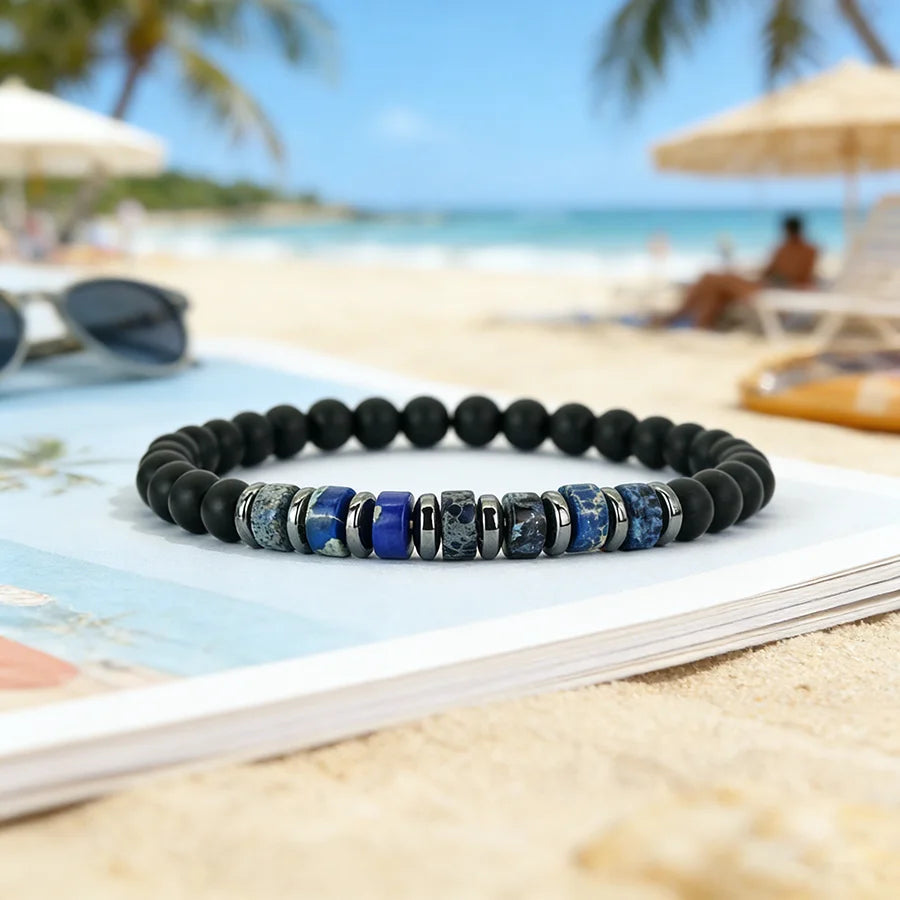 Stylish Emperor Stone Bracelet Unisex Apparel Accessories 5 Colors Healing Meditation Versatile Braslet Perfect Gift Jewelry