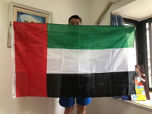 SKY FLAG The United Arab Emirates Flag 90X150cm high quality Polyester hanging ARE AE UAE National Flags For Decoration