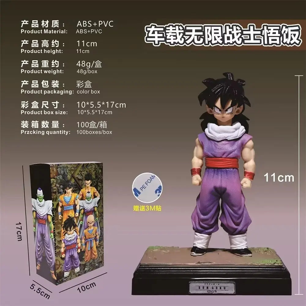 Anime Dragon Ball Z Son Gohan Action Figure Desktop Decorations Figure Model Toy Hobbies Gift Japanese Dolls Gifts Boy 11CM 11cm son gohan with box