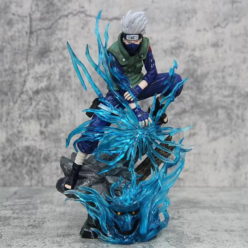 24cm Naruto Figure Hatake Kakashi Anime Figures NARUTO Large Size Action Figure Ornaments Cartoon Kids Toys Cool Birthday Gifts