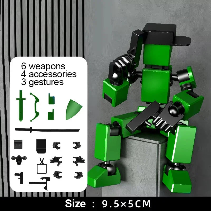 Creative Multi-Jointed Movable Shapeshift Robot 3.0 3D Printed Mannequin Dummy Action Model Doll Toy Kid Christmas Decora Gift