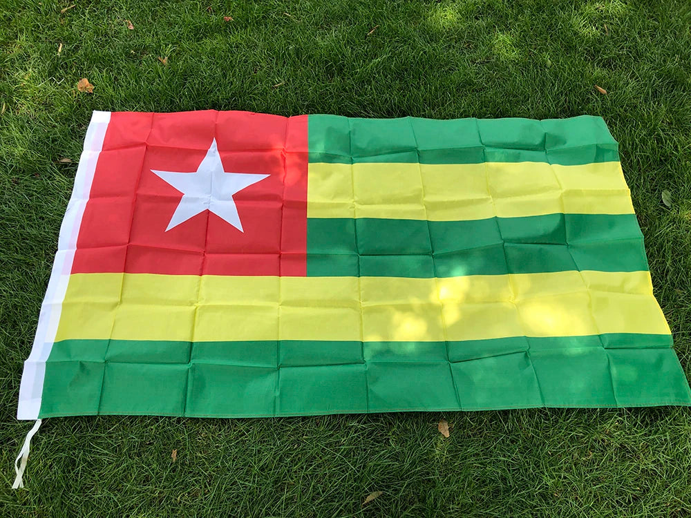 (SKY FLAG)Togo Flag 90X150cm high quality Polyester hanging Togolese Republic National Flags Indoor Outdoor Decoration