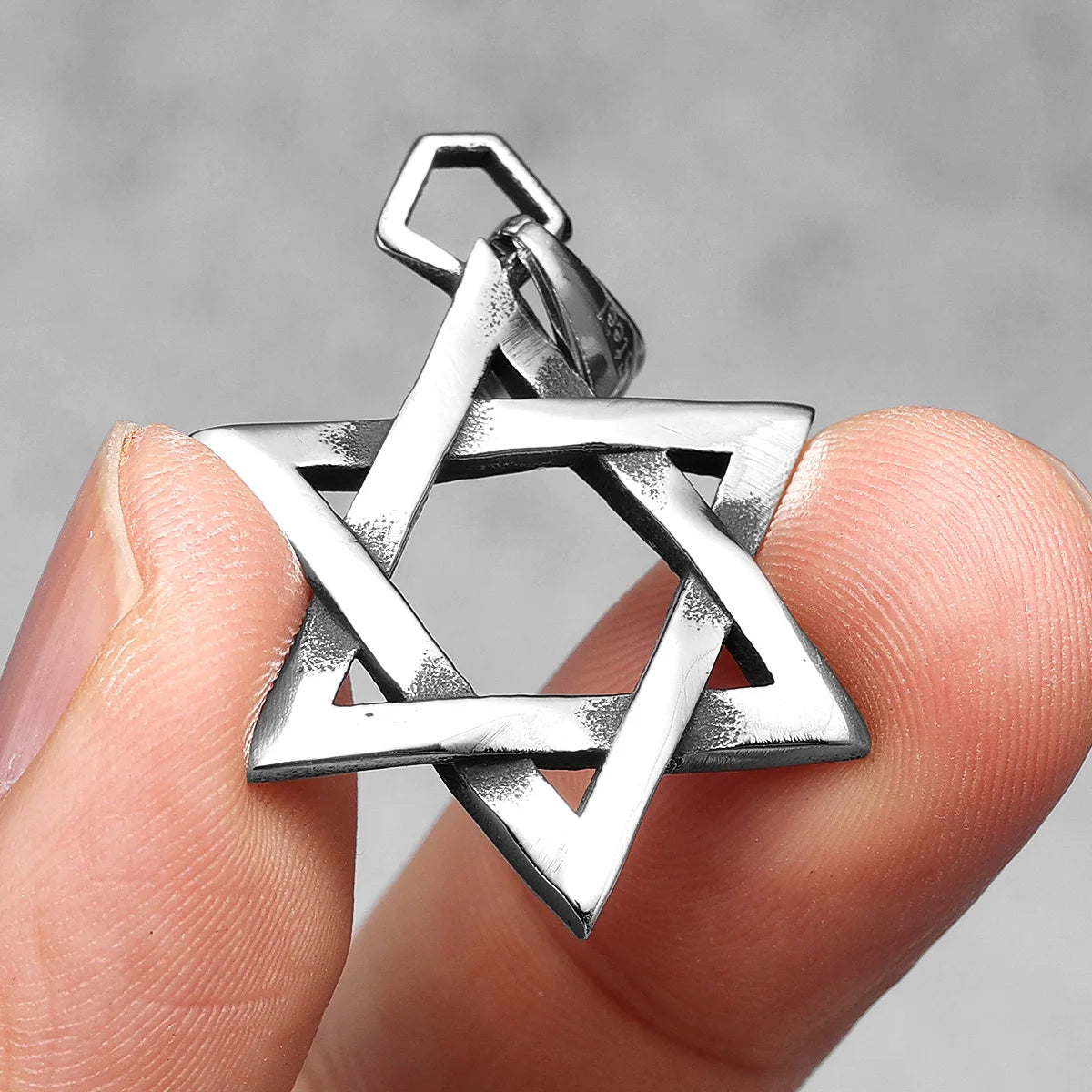 Star Of David Seal of Solomon Stainless Steel Men Necklaces Pendant Chain Punk For Women Fashion Jewelry Gifts Wholesale