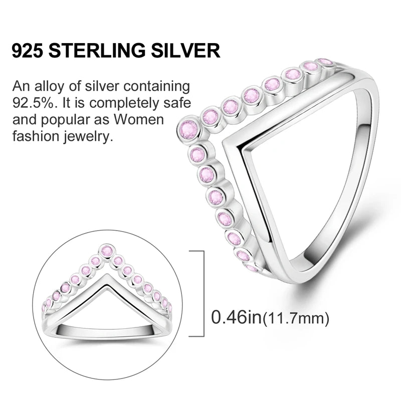 925 Sterling Silver Infinite Love Ring Original Luxury Design Zircon Finger Rings For Women High Quality Wedding Jewelry Gift