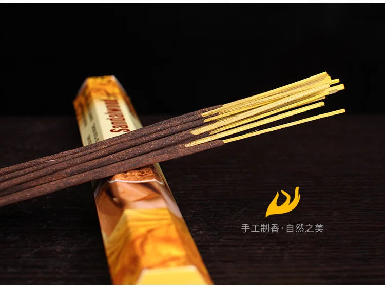 India Sandalwood Incense Sticks Meditation Lavender Sage Palo Santo Rose Line Incense Aromatherapy Lasting Fragrance