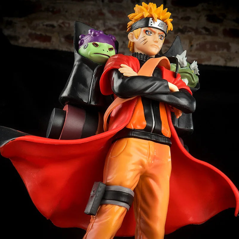 30cm Uzumaki Naruto Naruto Sage Action Anime Figures PVC Toys Shippuden Collector Figurine Brinquedos Model Doll Figure