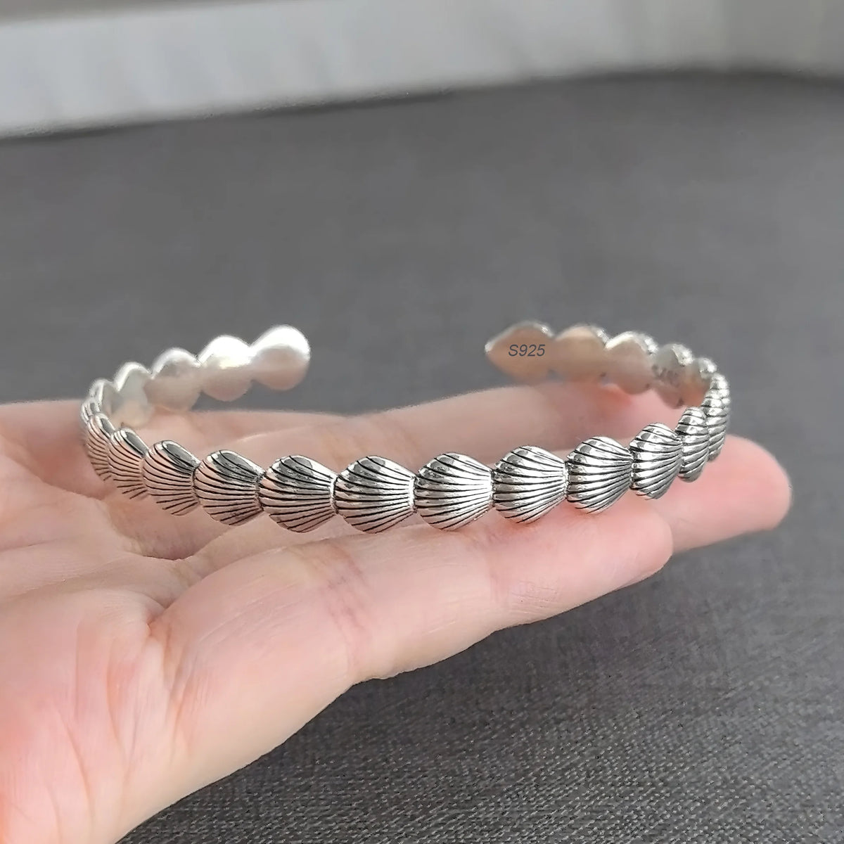 VENTFILLE 925 Sterling Silver Geometry Irregular Bracelet For Women Minimalist Niche Aesthetic Versatile