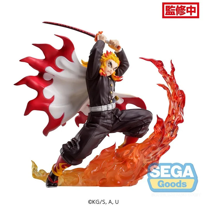 In Stock SEGA Demon Slayer Figure XrossLink Rengoku Kyoujurou Anime Kimetsu Anime Figure Action Model Collectible Toys Gift