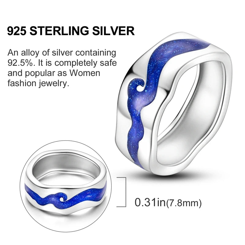 925 Sterling Silver Infinite Love Ring Original Luxury Design Zircon Finger Rings For Women High Quality Wedding Jewelry Gift
