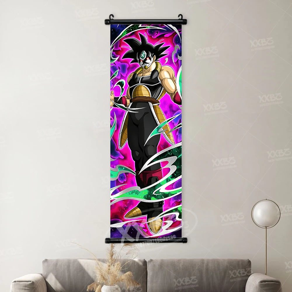 Dragon Ball Picture Recoome Anime PosterS Captain Ginyu Scrolls Painting Majin Buu Wall Art Gotenks Home Decor Goku Wallpaper qlz30-17 CHINA