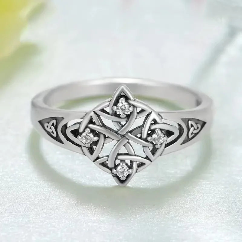 Retro bestseller hollowed-out Celtic Irish ring