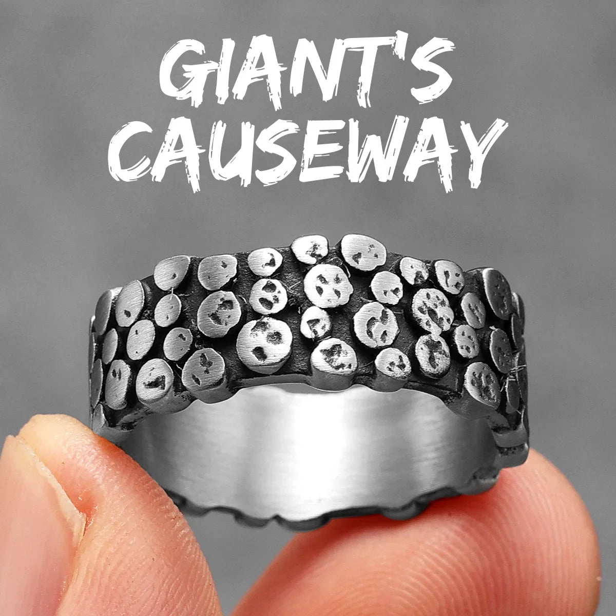 Retro Geometry Texture Men Rings Stainless Steel Women Fashion Jewelry Punk Trendy Luxury New In Accessories Gift Wholesale