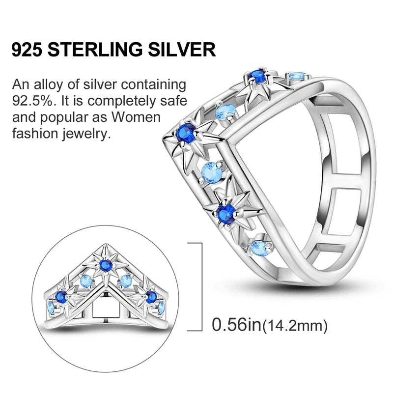 925 Sterling Silver Infinite Love Ring Original Luxury Design Zircon Finger Rings For Women High Quality Wedding Jewelry Gift