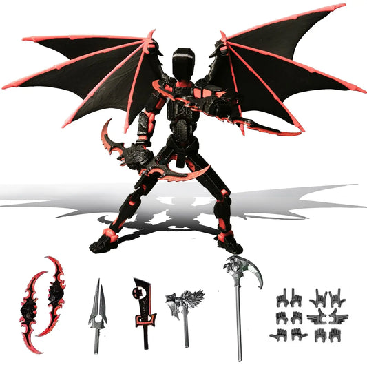 Figura de acción T13 ensamblada, versión mejorada, figura de acción Titan T13 impresa en 3D de 5,4 pulgadas, muñeco de 13 pulgadas, regalo de escritorio de oficina