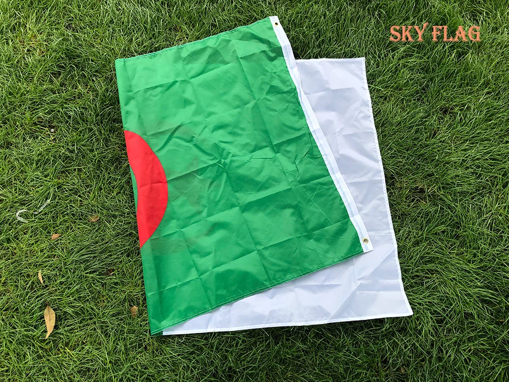 SKY FLAG High Quality ALG Algeria Flag 90x150cm Hanging Polyester Algeria flag National Flag Banner Office Activity parade