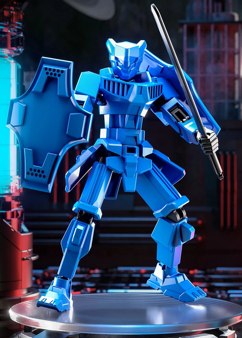 Multi-Jointed Movable Shapeshift Robot Warrior 3D Printed Knight Mannequin Dummy Toys Kids Adults Parent-children Games gifts