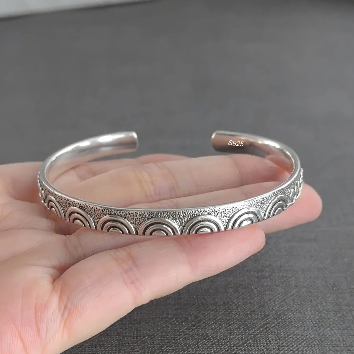 VENTFILLE 925 Sterling Silver Geometry Irregular Bracelet For Women Minimalist Niche Aesthetic Versatile