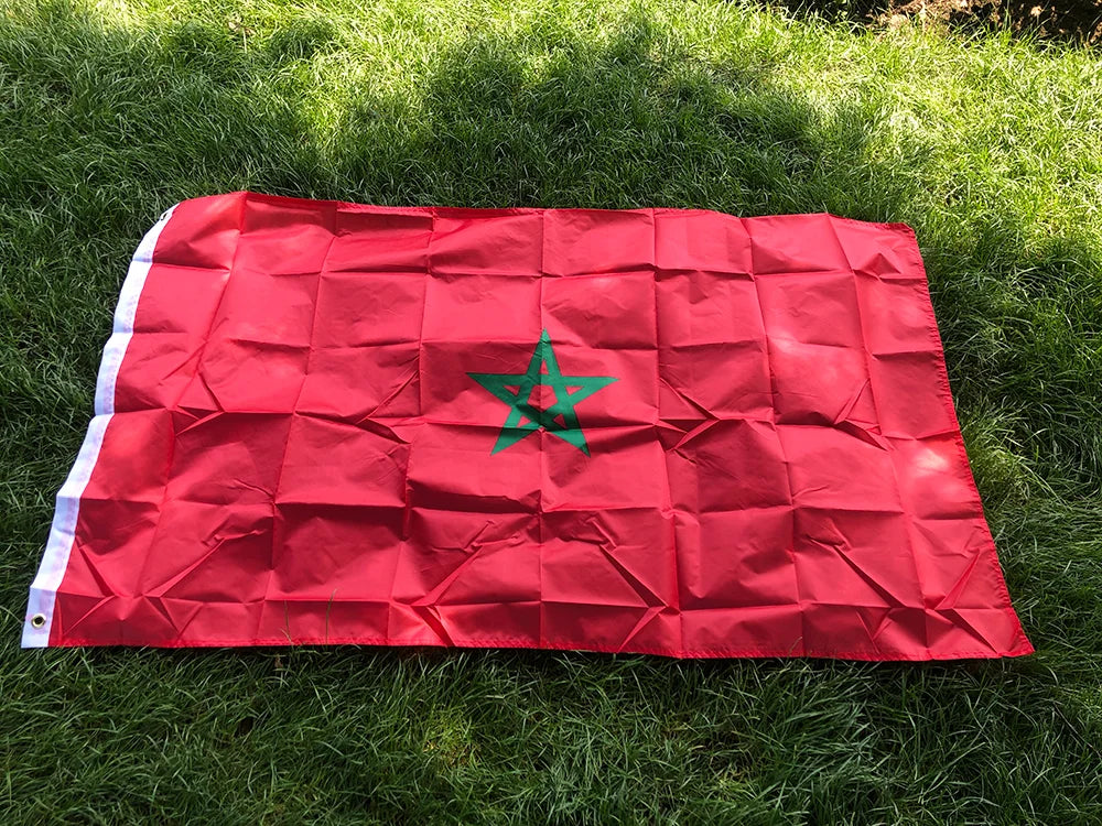 SKY FLAG Morocco flag Banner 90x150cm polyester Hanging maro moroccan morocco Moroccan National flags Home Decoration