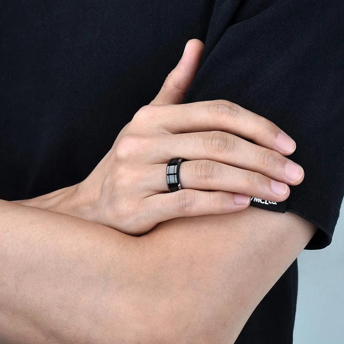 Fashion 8mm Silver Color Titanium Steel Rings For Men Women Matte Brushed Men Stainless Steel Rings Wedding Band Jewelry Gifts