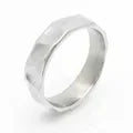 Simple Fashion Thin Stainless Steel Rings For Women Men Geometric Punk Finger Decoration Wedding Party Jewelry Christmas Gifts