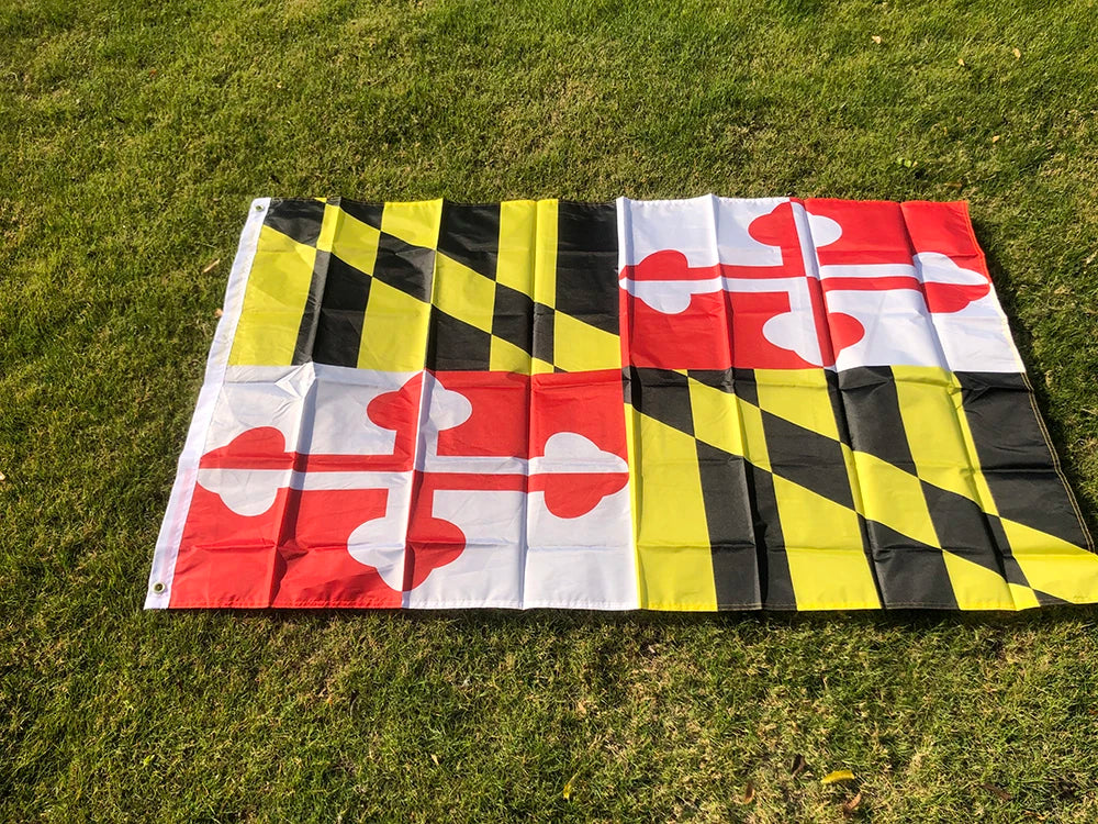 SKY FLAG Maryland Flag 90*150cm high quality polyester Us Usa State Maryland Flag hanging flag banner