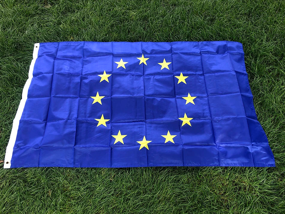 SKY FLAG EU flag 90x150CM hanging polyester eu european europe union flag for Decoration