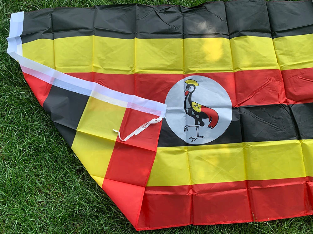 SKY FLAG Uganda Flag 90*150cm High quality polyester fabrics hanging Uganda Flags indoor outdoor home Decoration banner