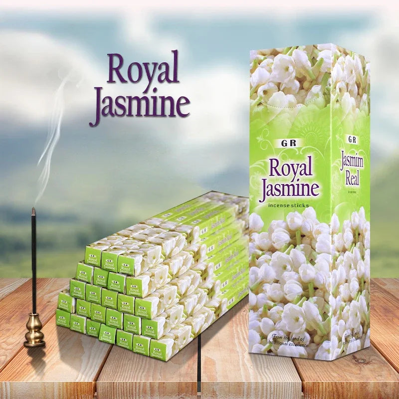 GR 8-40 Sticks India Lavender Incense Sandal Meditation Jasmine Home Fragrance Bedroom Toilet Agarwood Tibetan Line Aromatherapy