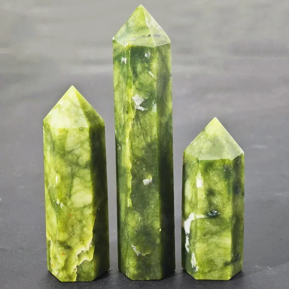 Natural Stone Single Point Wand Stone Mineral Crystal Stones Crafts Home Decoration Hexagonal Prism Christmas Gifts