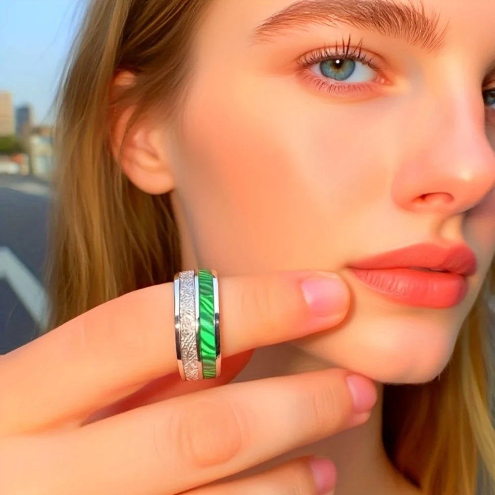 Stainless Steel Rings For Women New In 2025 Trend Jewelry Couples Gift Dating Ring Jewelry Metal Men's Stainless-Steel Rings