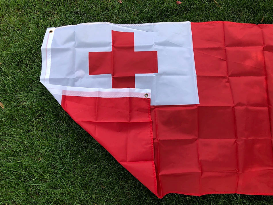 SKY FLAG Tonga national flag 90x150cm high quality polyester hanging to ton Tonga flag banner for home decoration