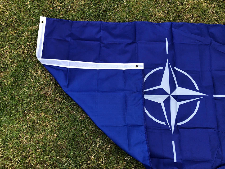 SKY FLAG NATO flag 90x150cm double side printed Polyester North Atlantic Treaty NATO Flag International Organization Flag