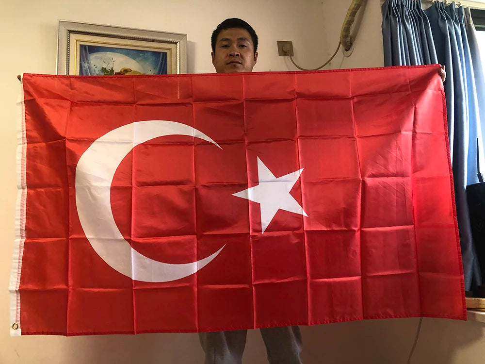 SKY FLAG TURKEY FLAG 90x150cm tur tr turkey FLAGS TURKISH 3x5fts Hanging National flag Turkey Home Decoration country flag