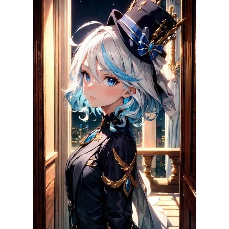 Anime Games Genshin Impact Role Poster Kokomi Yae Miko Dehya Yoimiya Furina Canvas Painting Modern Wall Art Picture Home Decor n